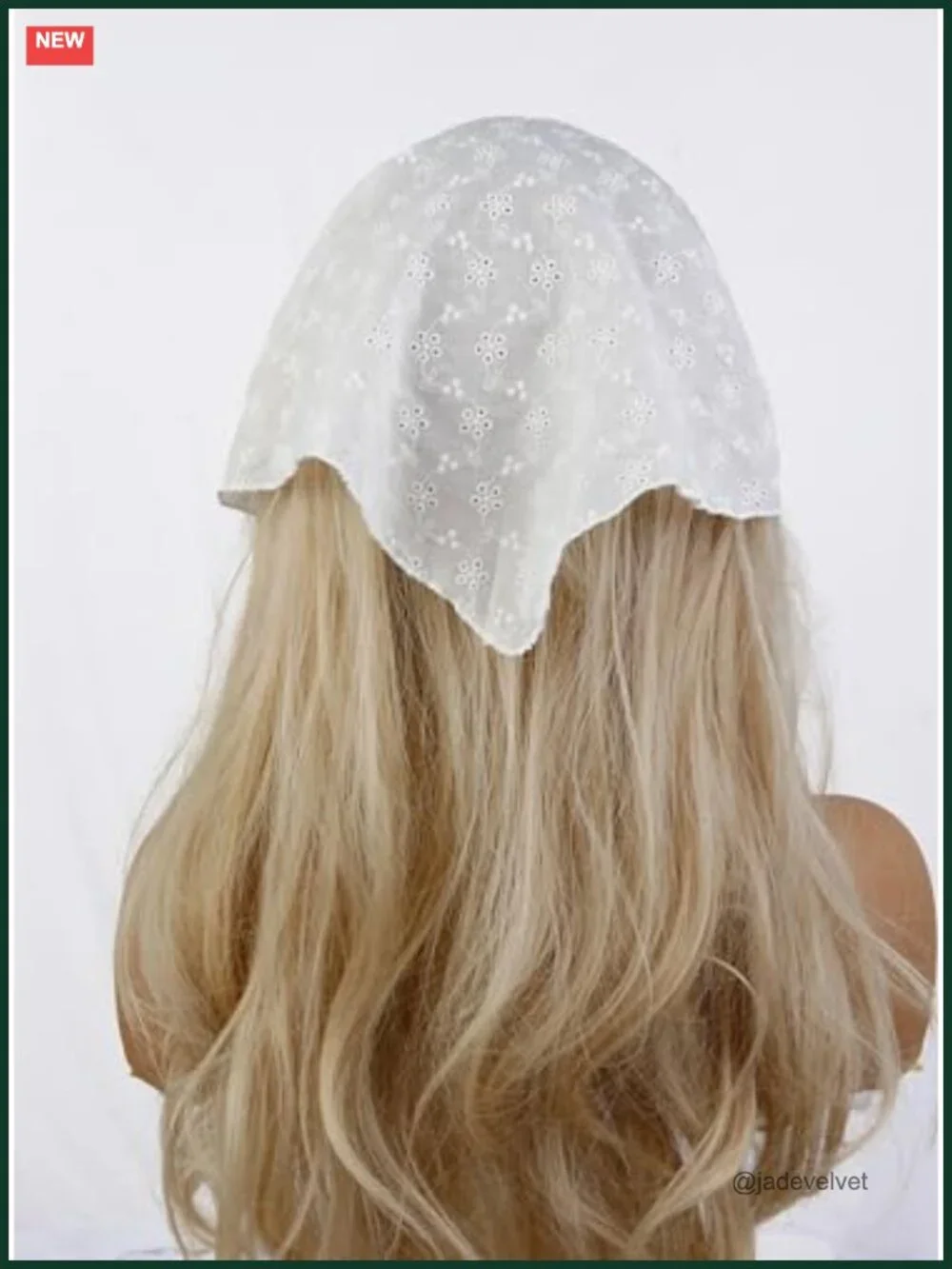 Trendy Women's Hair Bandana Head Scarf Triangle Kerchief Adjustable